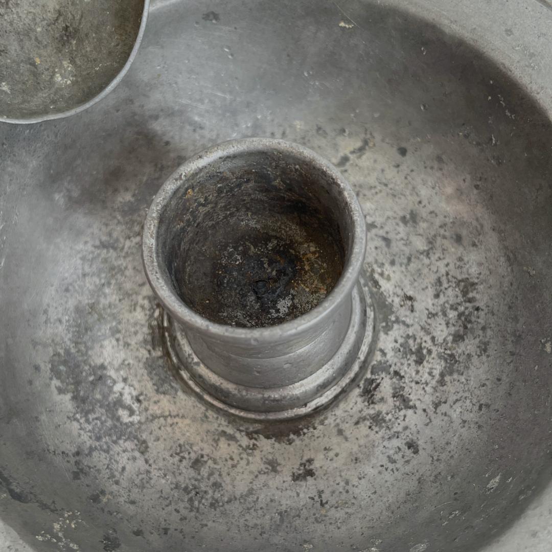 1910~20s【ユーロアンティーク】錫製 キャンドル チャンバースティック