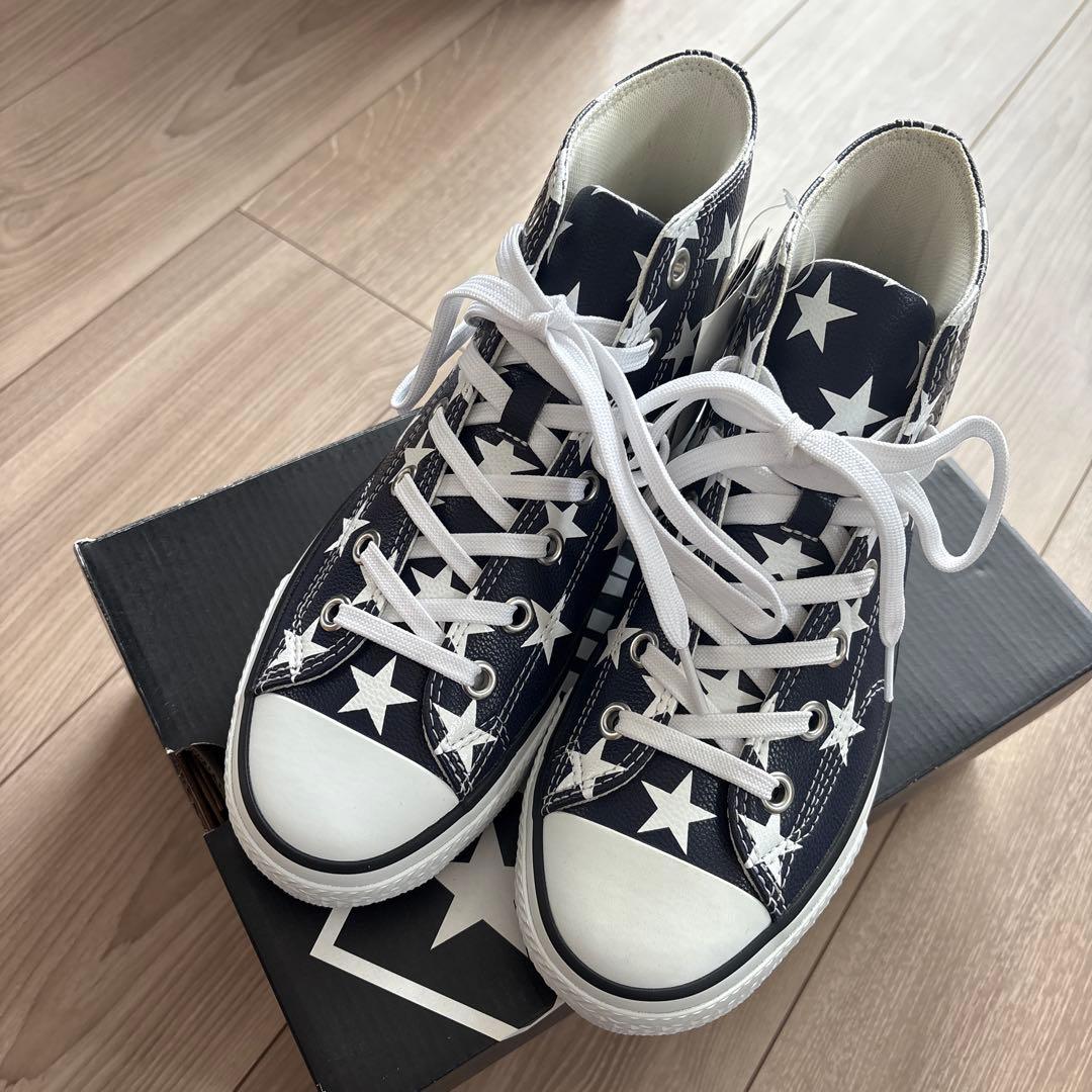 CONVERSE ALL STAR 星柄スニーカー　ゴルフシューズ　23cm