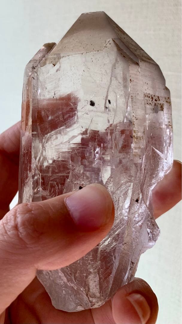 宝物に！透明なヒマラヤ水晶/ウォーターエッチング