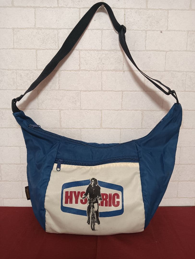 美品!ヴィンテージ ヒステリック・グラマー 自転車ロゴ ショルダーバッグ