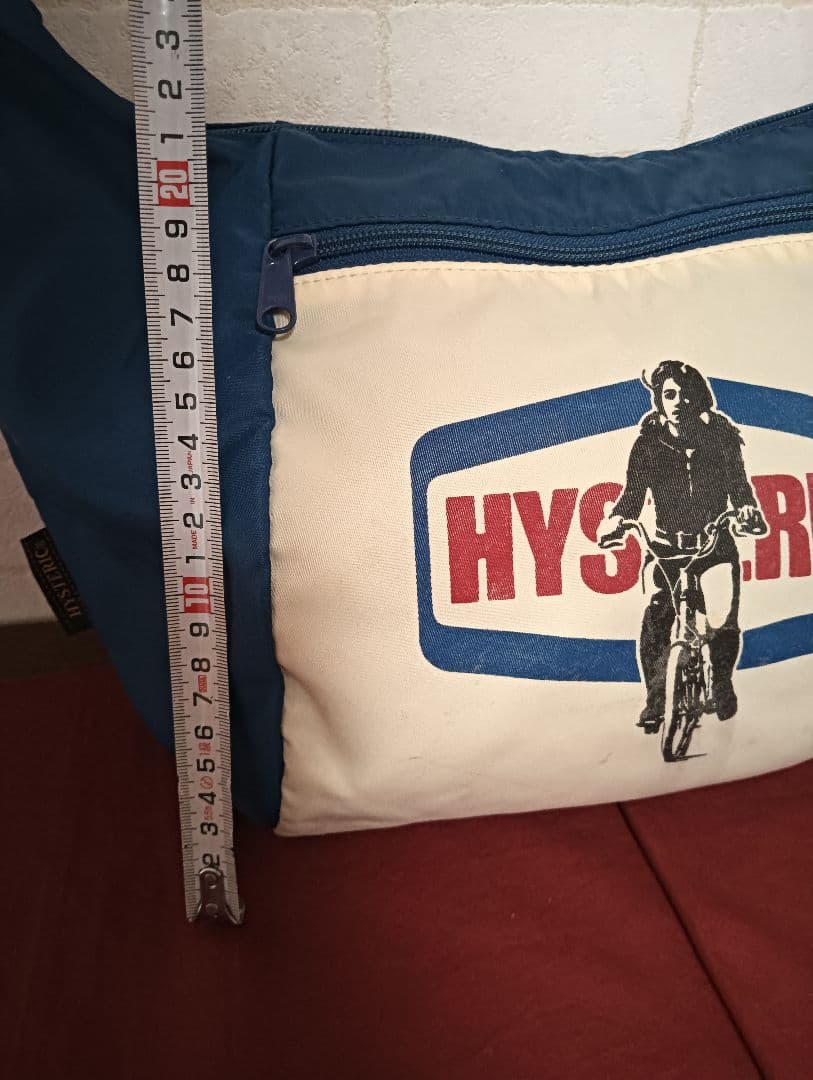 美品!ヴィンテージ ヒステリック・グラマー 自転車ロゴ ショルダーバッグ