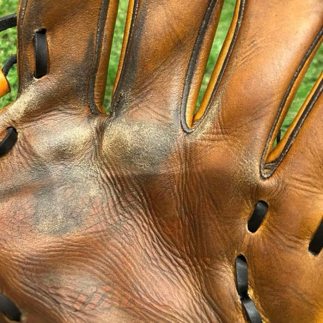 【最終値下】即戦力『ミズノプロ』硬式内野用グローブ オレンジ