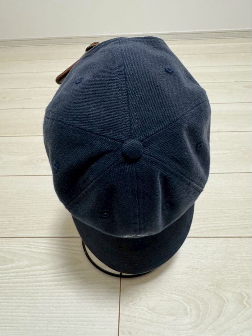 supreme シュプリーム　new york　クラシックロゴキャップ　ネイビー