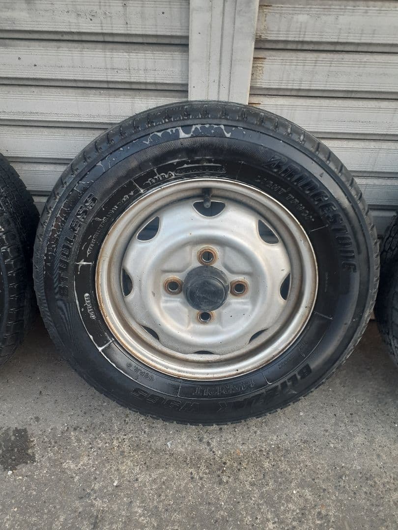 軽トラ ハイゼットトラック ブリジストン スタッドレスタイヤ&ホイール