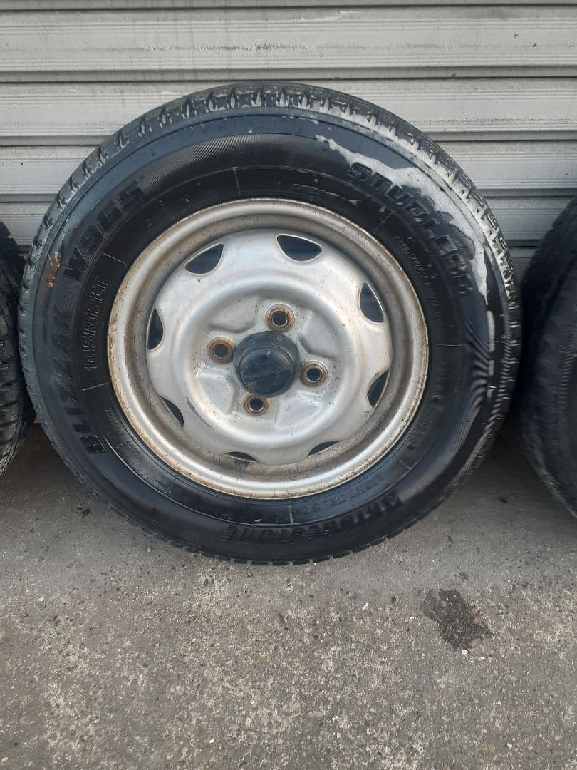 軽トラ ハイゼットトラック ブリジストン スタッドレスタイヤ&ホイール