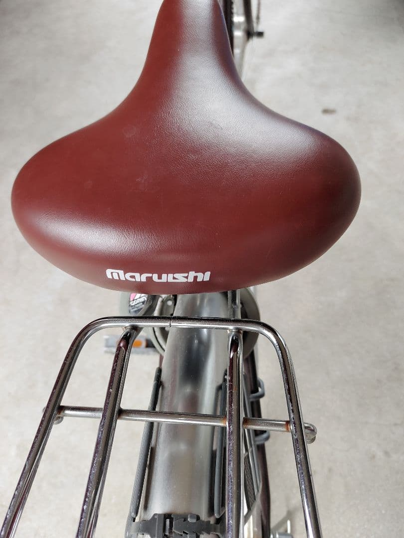 【値下げ】マルイシ　自転車　シティ サイクル 24インチ ブラウン　引き取り価格