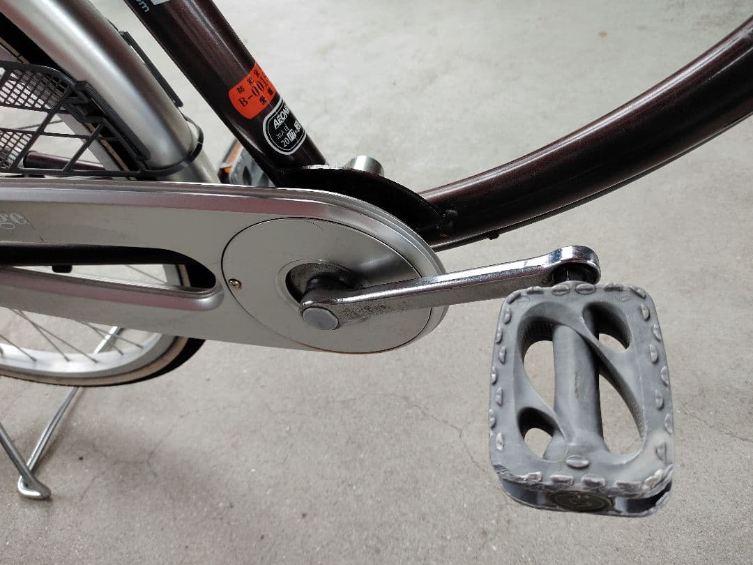 【値下げ】マルイシ　自転車　シティ サイクル 24インチ ブラウン　引き取り価格