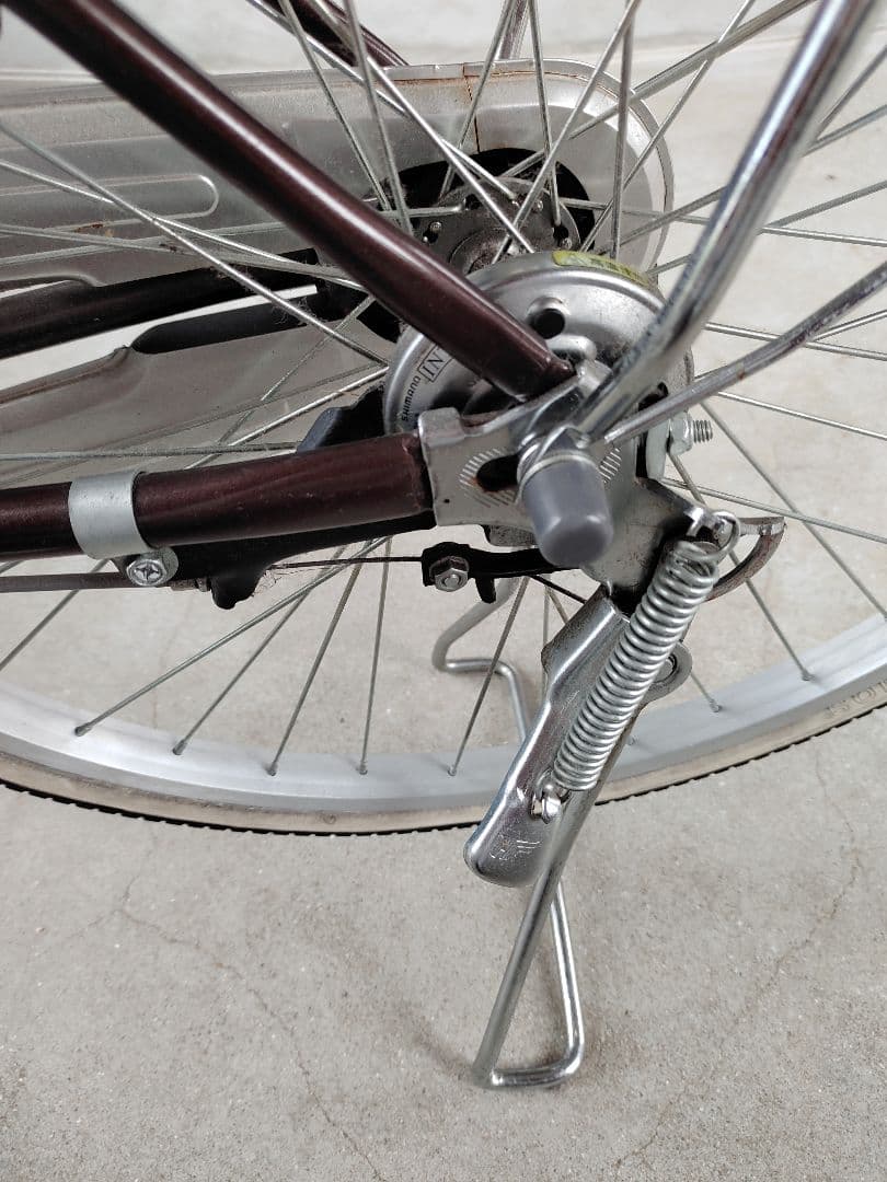 【値下げ】マルイシ　自転車　シティ サイクル 24インチ ブラウン　引き取り価格