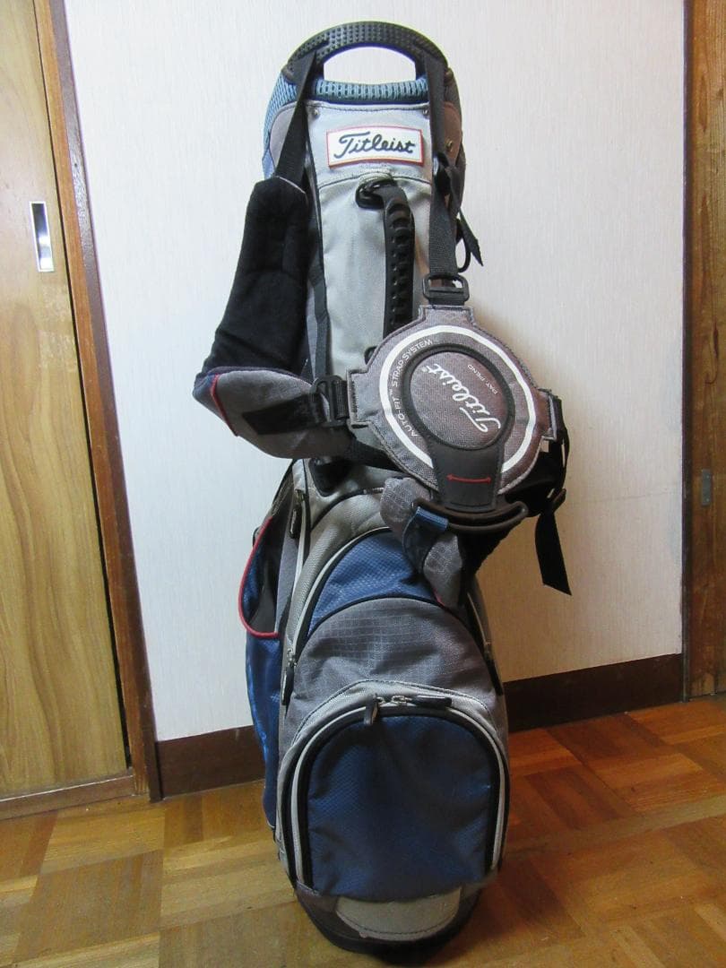 ★☆★タイトリスト★スタンドバック★フードなし★青／灰★☆★