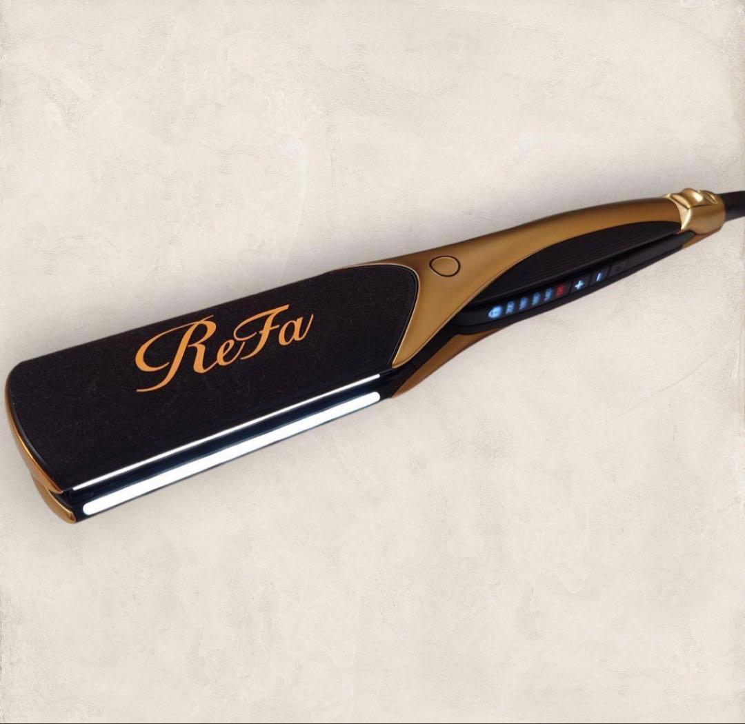 （美品）リファ パワーストレートアイロン サロン限定モデル 専用ポーチ付き