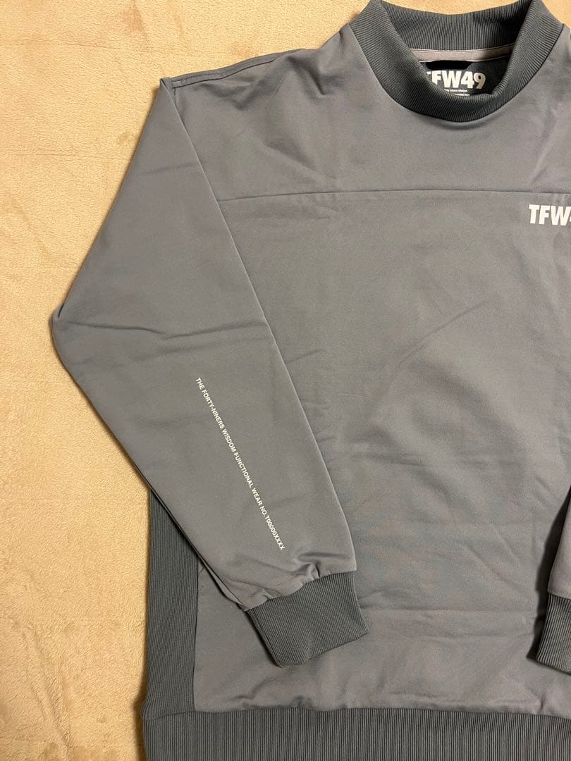 TFW49 ハーフモックネック　トレーナー