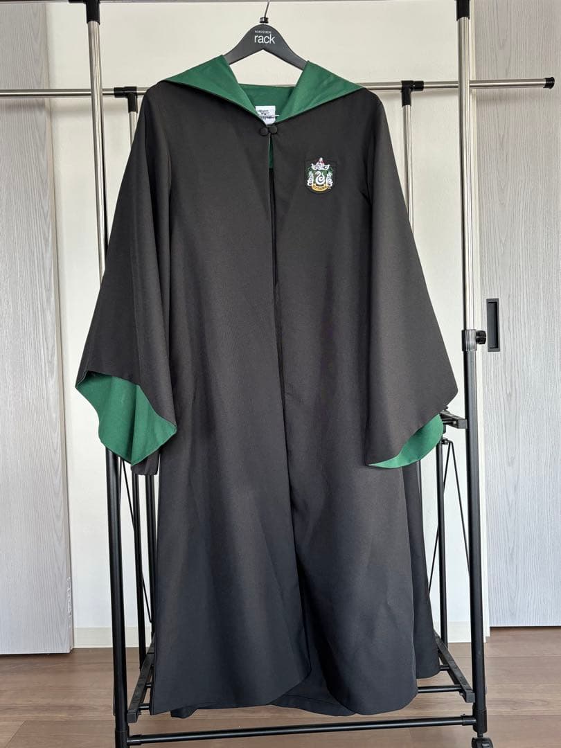 スリザリンローブ フード付きマフラーセット　サイズＬ　パーク内購入1度着用
