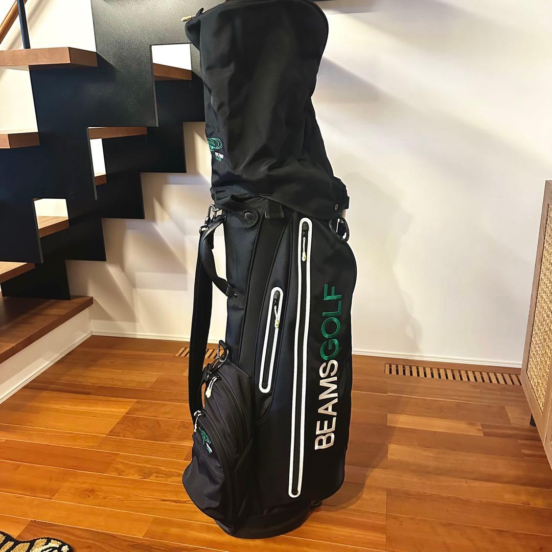 BEAMSGOLF スタンド付きゴルフバッグ ブラック