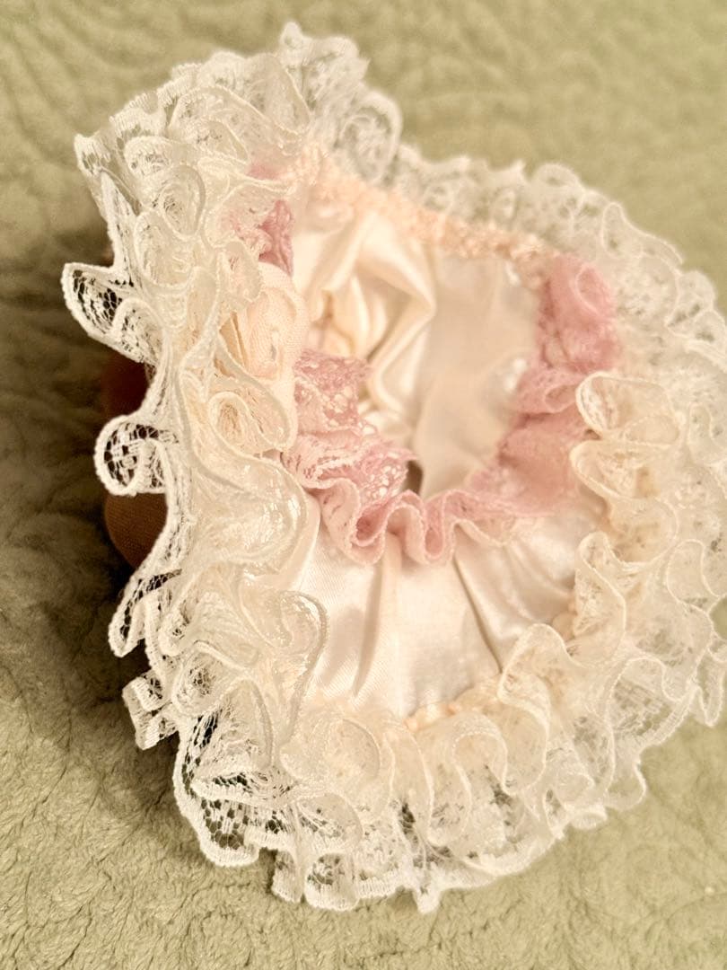 作家物ボンネット　iMda ドール アウトフィット　ハンドメイド帽子　着せ替え服