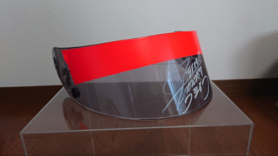 片山右京 サイン入り バイザー ティレル F1 1994