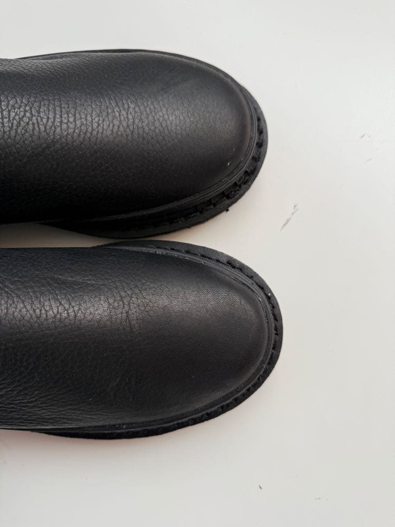 ia Boot ジャイアントロメオワークシューズ サイドゴア ブラック