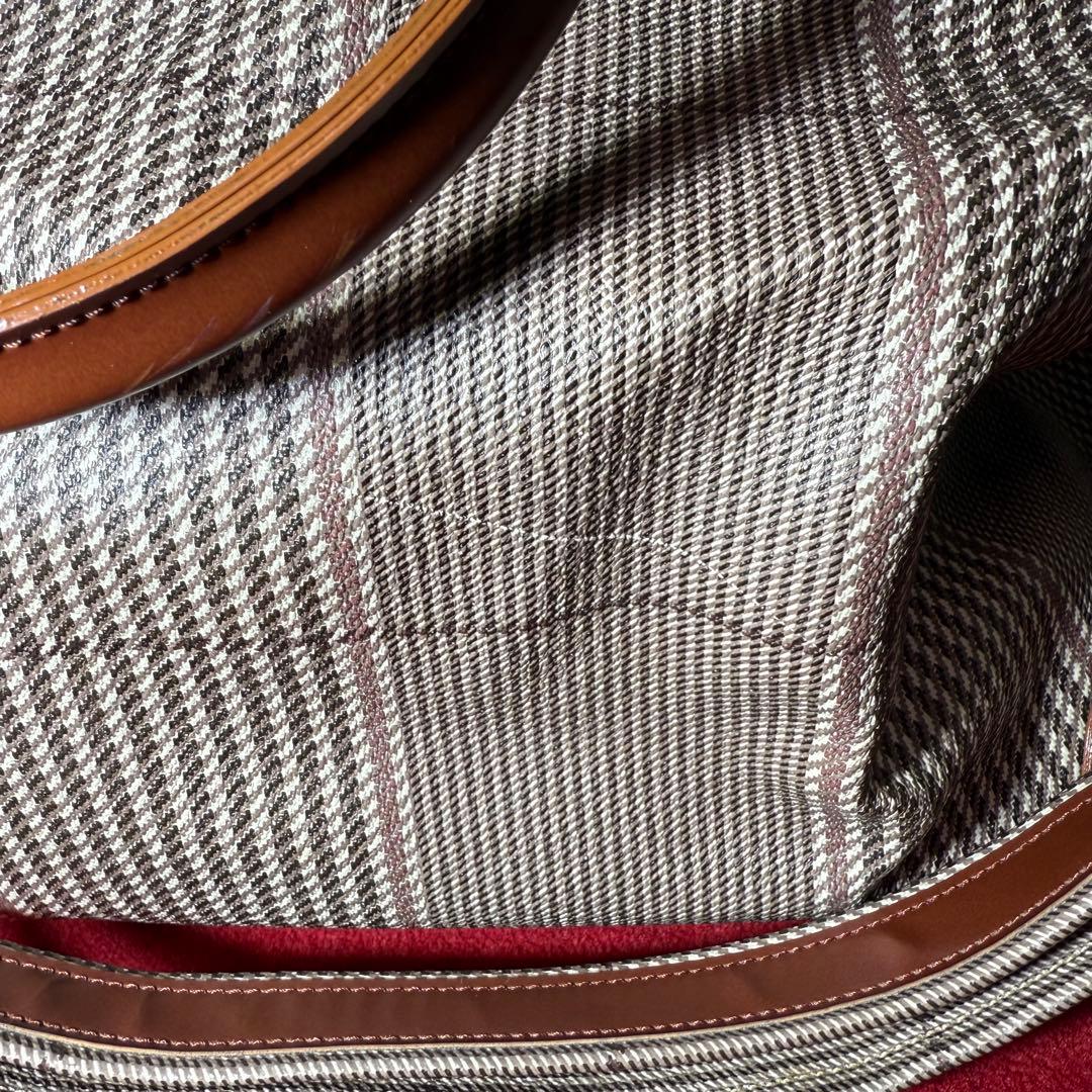 AIR FRANCE ボストンバッグ チェック柄 ヴィンテージ レア 希少