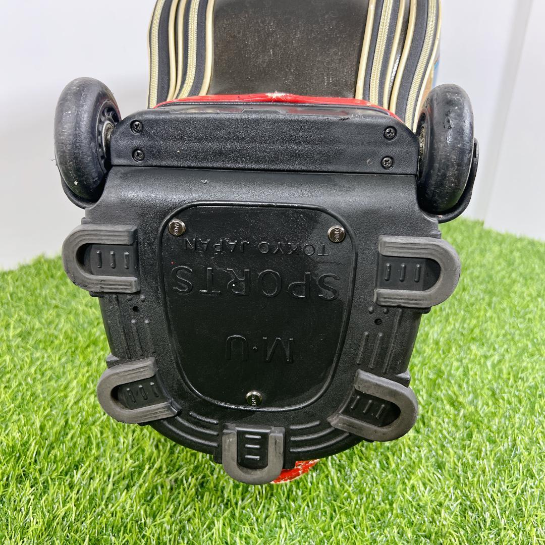 MU SPORTS ミエコ ウエサコ ゴルフ キャディバッグ キャスター付