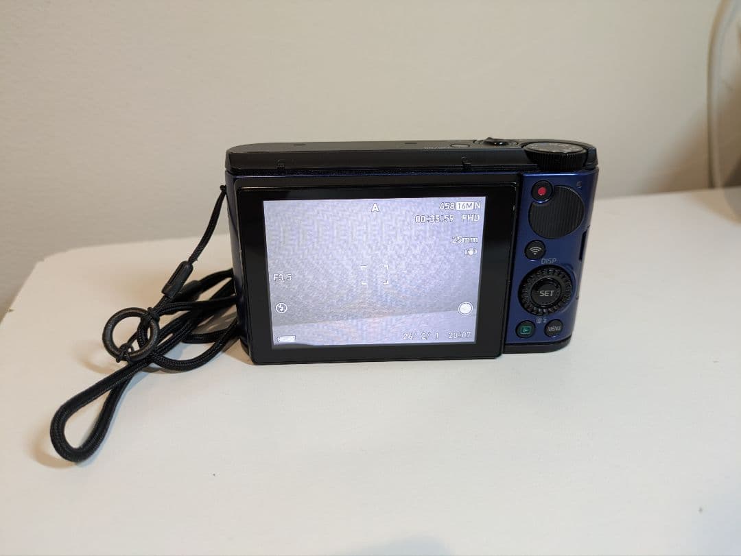 【美品】デジタルカメラ CASIO EXILIM EX-ZR1600 ブルー