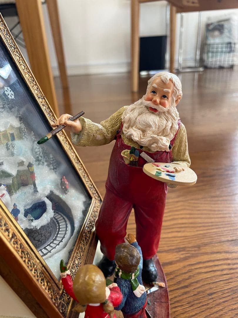 サンタクロース クリスマス オルゴール　フィギュア