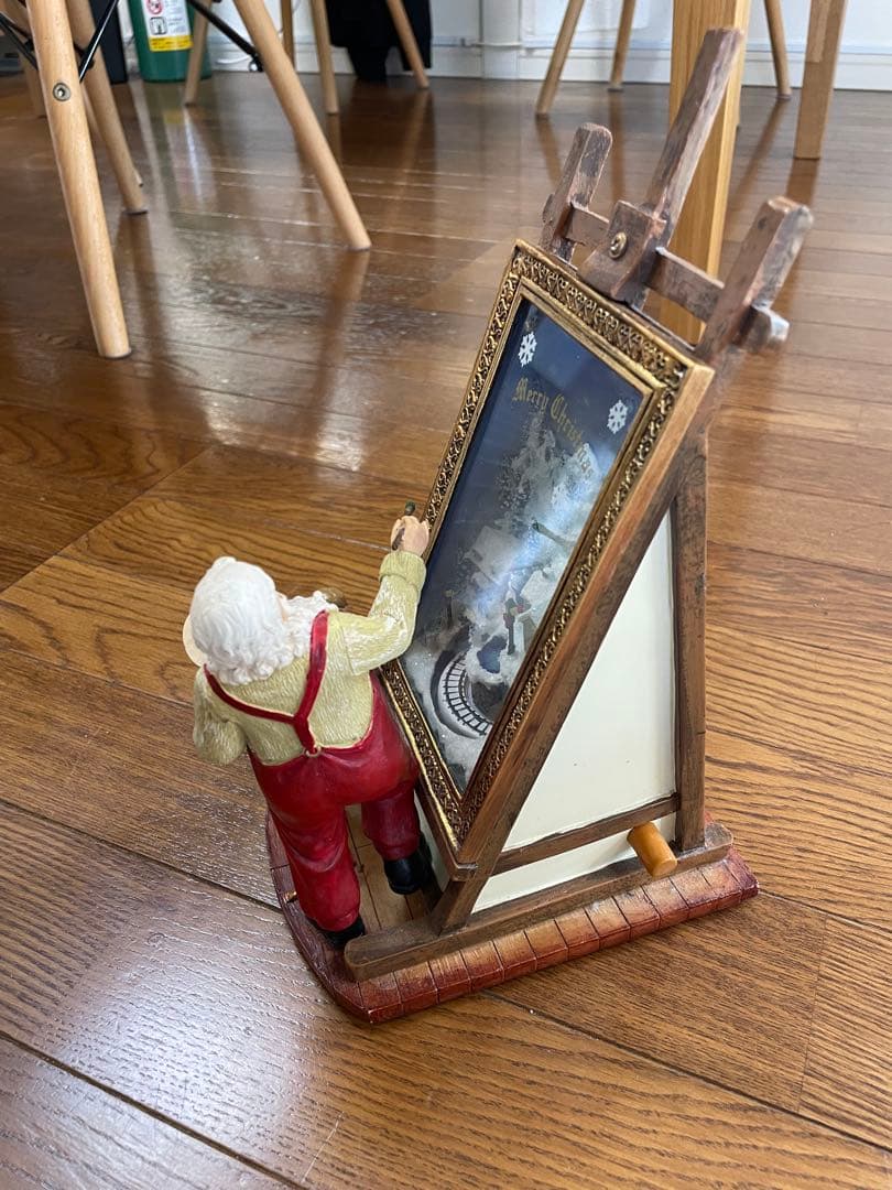 サンタクロース クリスマス オルゴール　フィギュア