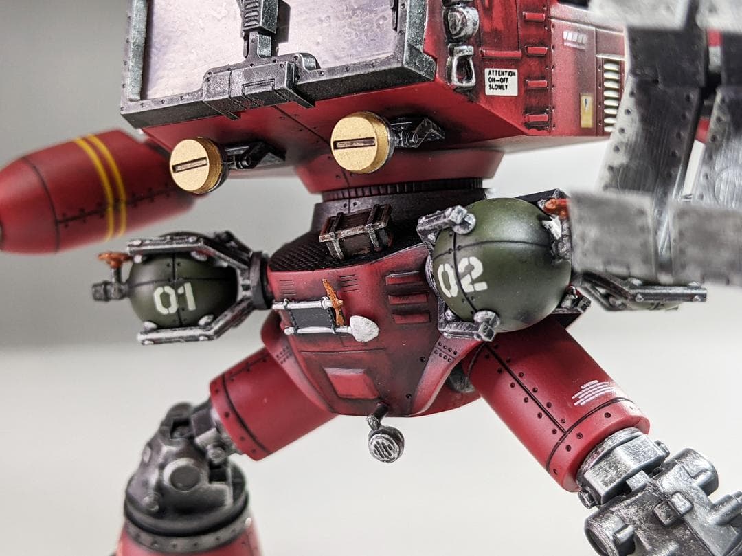 プラモデル　1/100 クラブタイプ（戦闘メカザブングル）組立塗装済