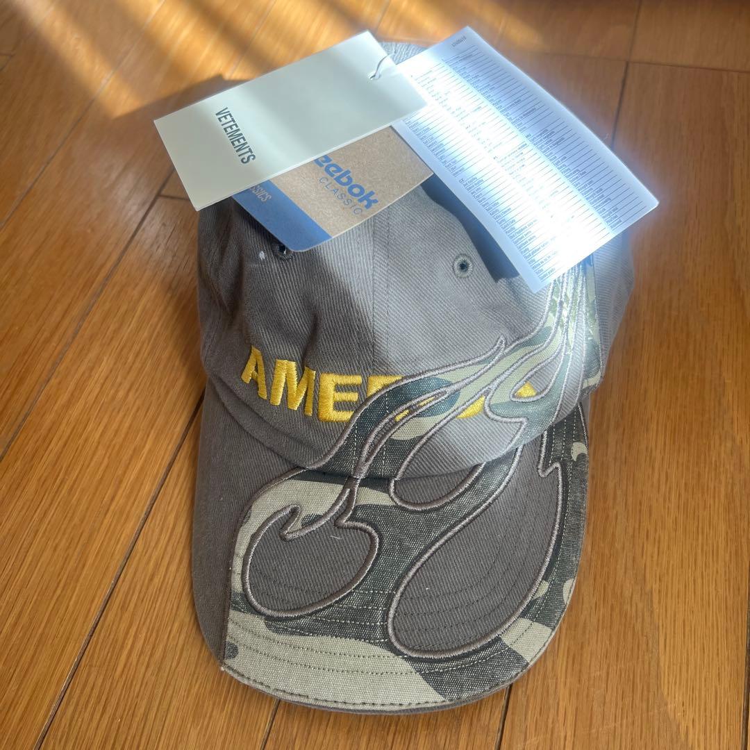 VETEMENTS Reebok フレイムキャップ新品