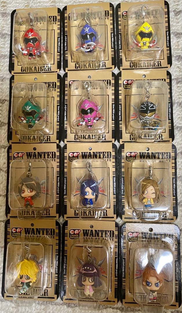 ちみメガ海賊戦隊ゴーカイジャーお宝占い⭐︎チャーム12個セット