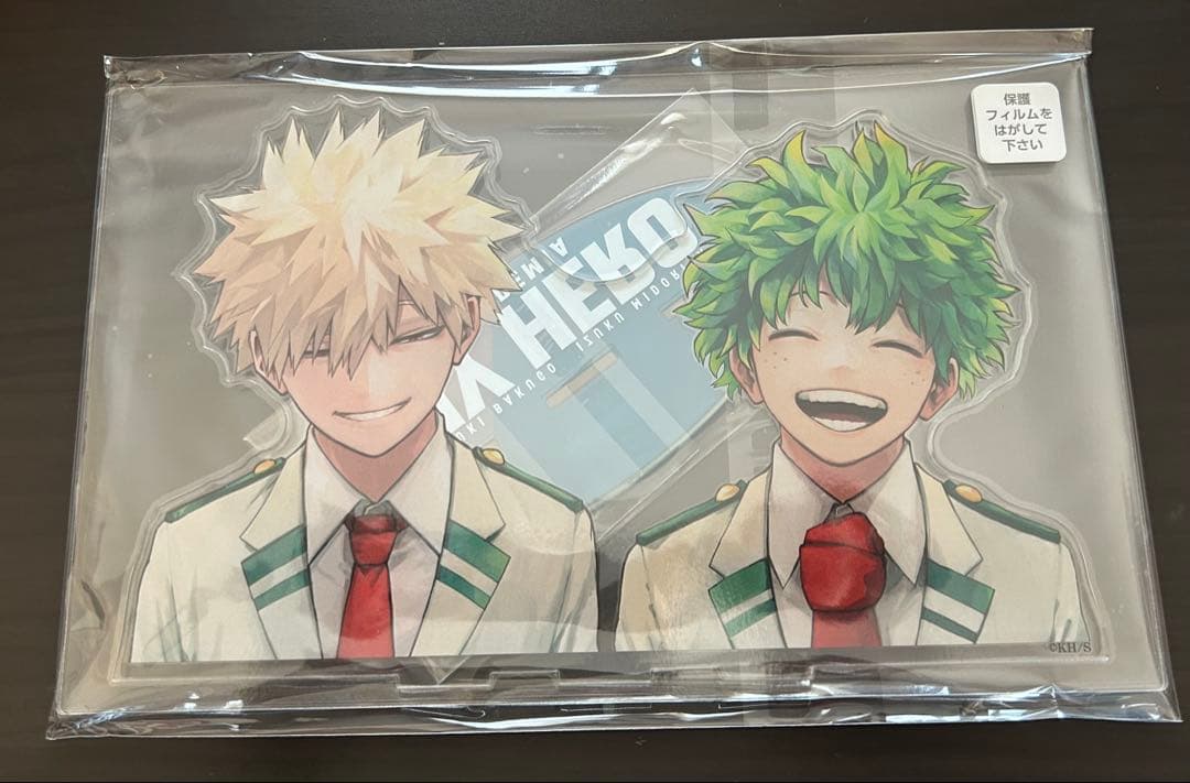 ヒロアカ アクリルMEGAフィギュア 爆豪勝己 緑谷出久