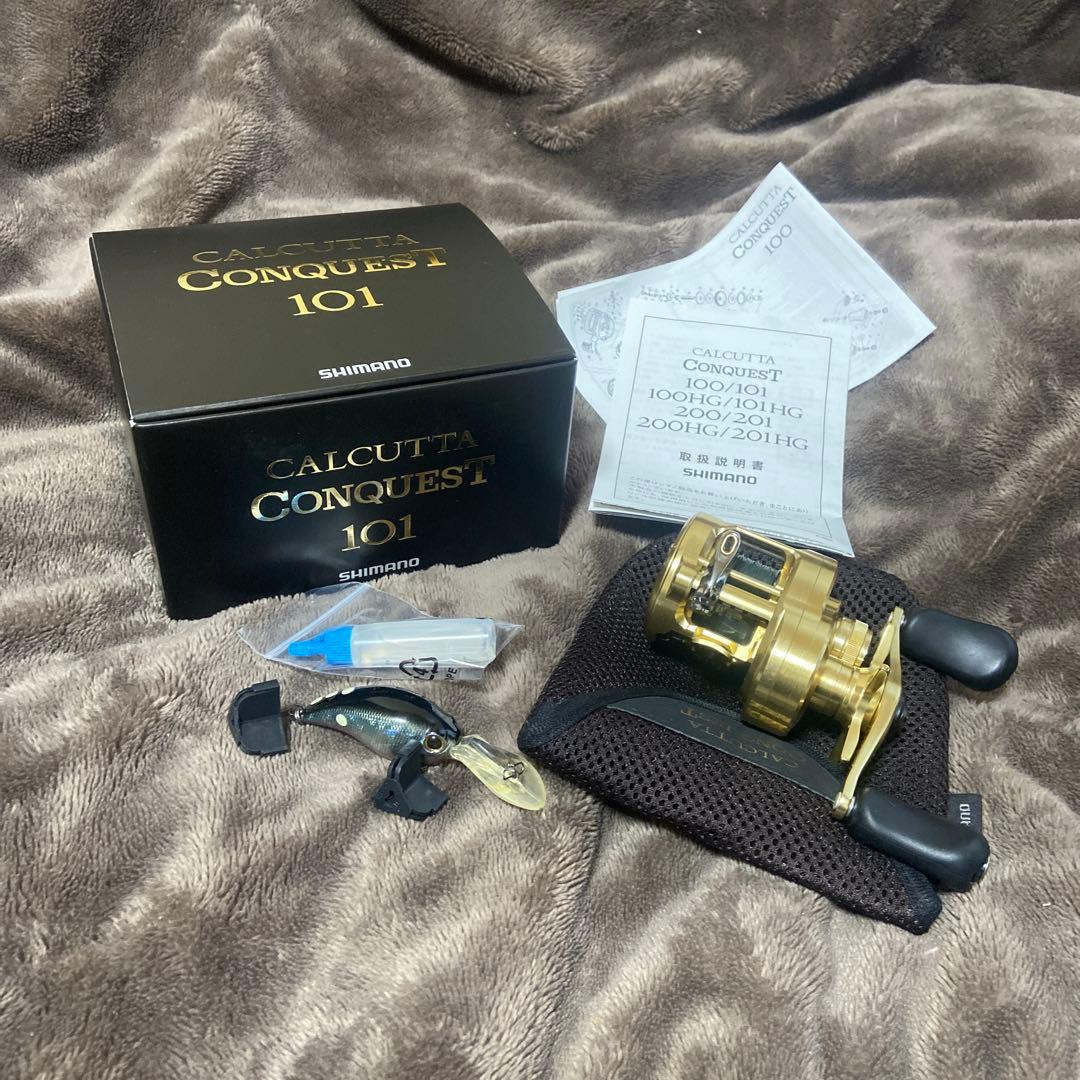 ※アッキー※シマノ21カルカッタコンクエスト 101(ローギア、左巻き)