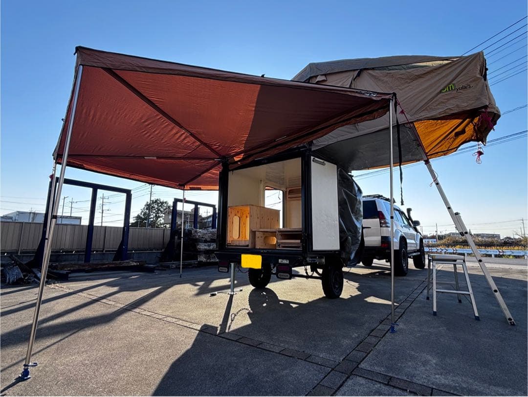 キャンパートレーラー　軽カーゴトレーラー