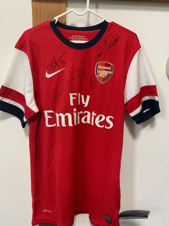 超レア★アーセナル練習参加記念特別サイン入りユニフォーム　（非売品）