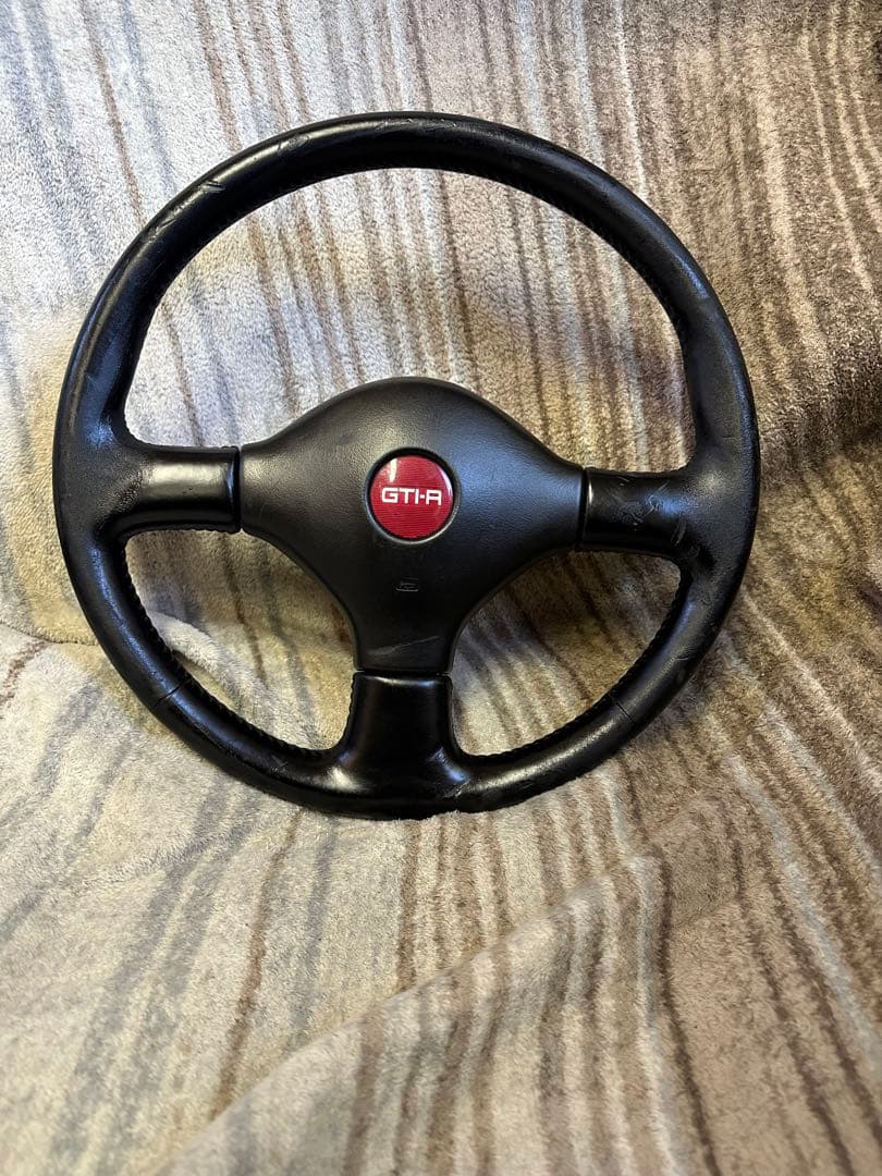 日産パルサーGTI-R純正革巻ステアリング！流用にもいけます！