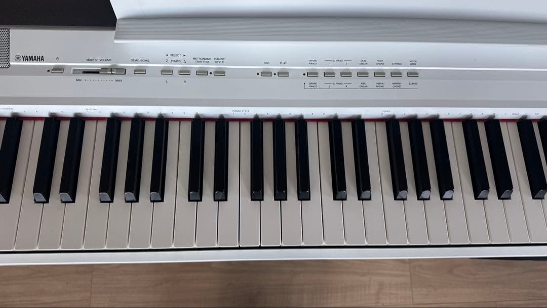 YAMAHA 電子ピアノ デジタルピアノ P-105 ホワイト