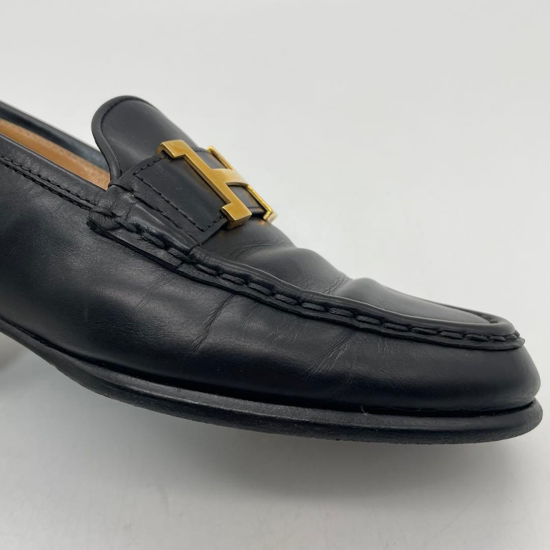 エルメス　HERMES ローファー　コンスタンスローファー　レザー　Hロゴ