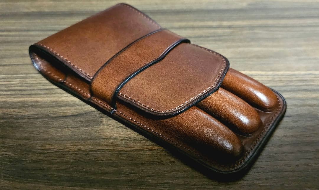 ル・ボナー　3本差しペンケース