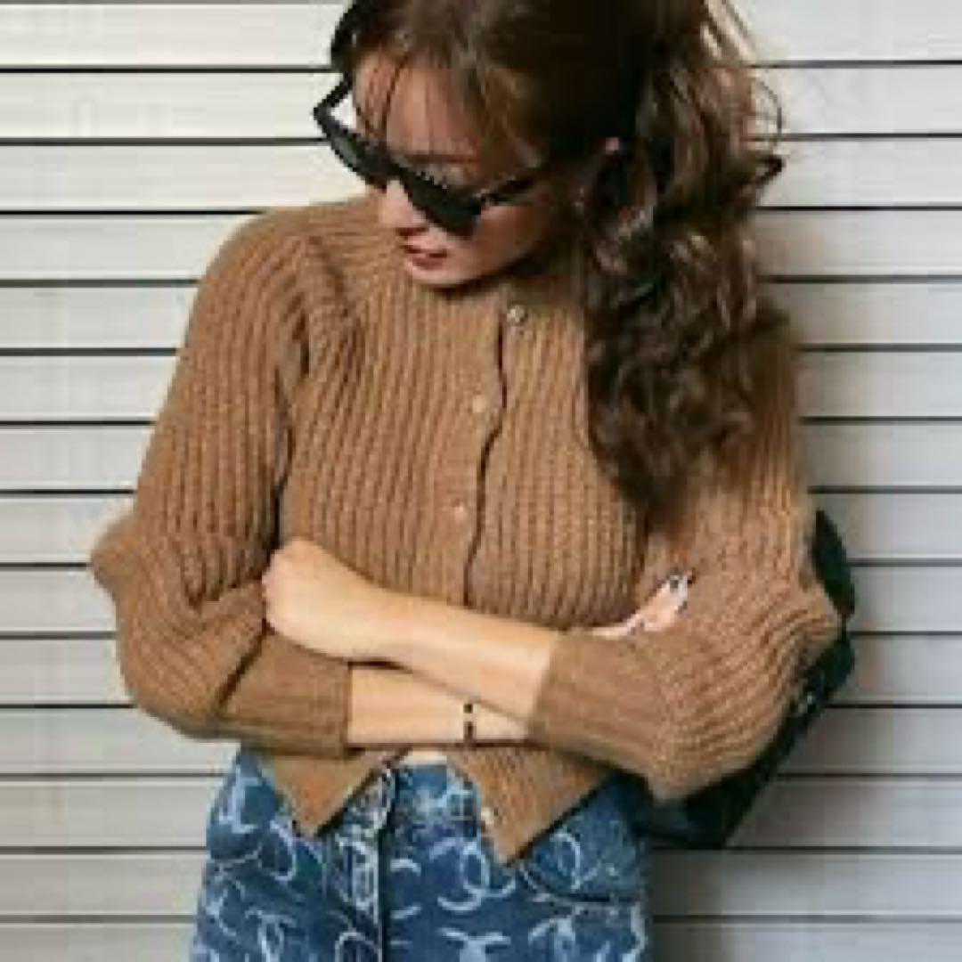 shellerシェリエ ジュエルボタンカーディガン新品★即日発送