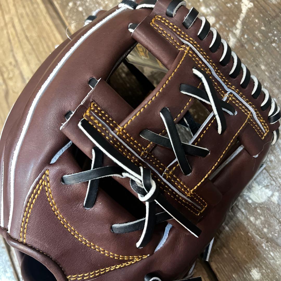 ZETT 野球 硬式グローブ 内野手用 硬式プロステイタス 二塁手 遊撃手用