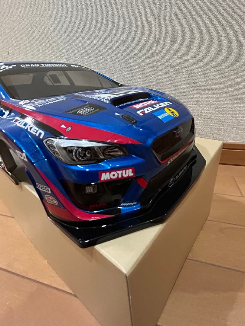 タミヤ SUBARU WRX STI ラジコンボディ メタリックブルー　未使用