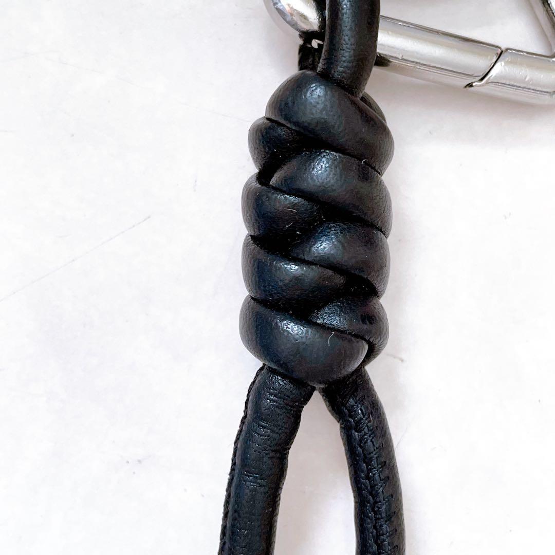Bottega Veneta ボッテガヴェネタ　キーリング　キーホルダー　黒