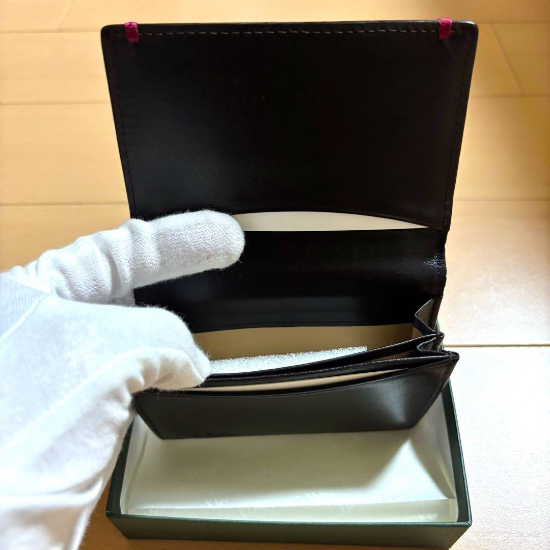 Paul Smith 名刺入れ　コードバン　最上位モデル　ブラウン　総革仕様