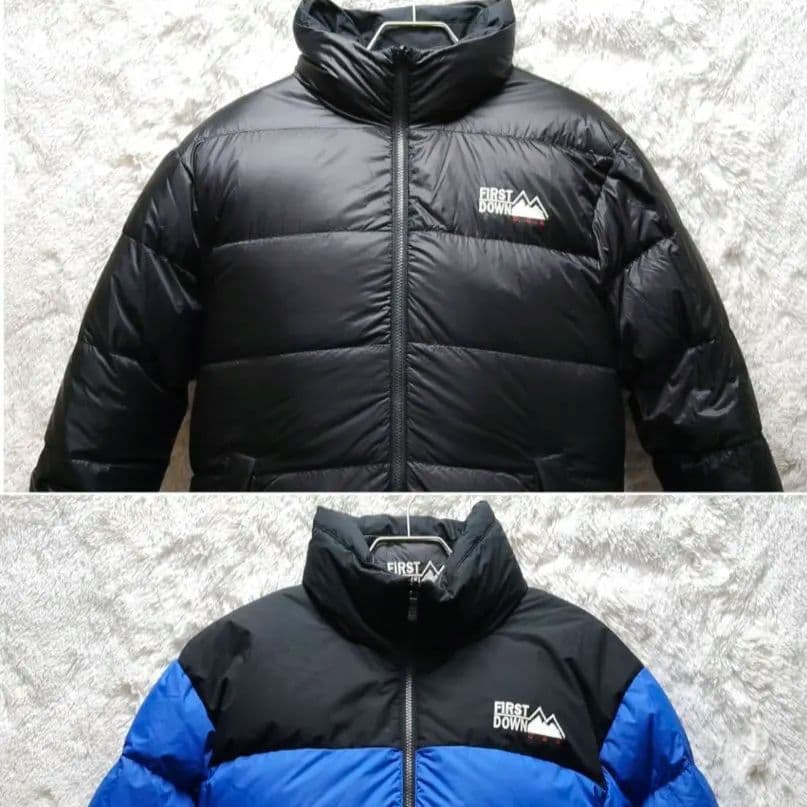 ファーストダウン ダウンジャケット ヌプシ型 ブラック 美品