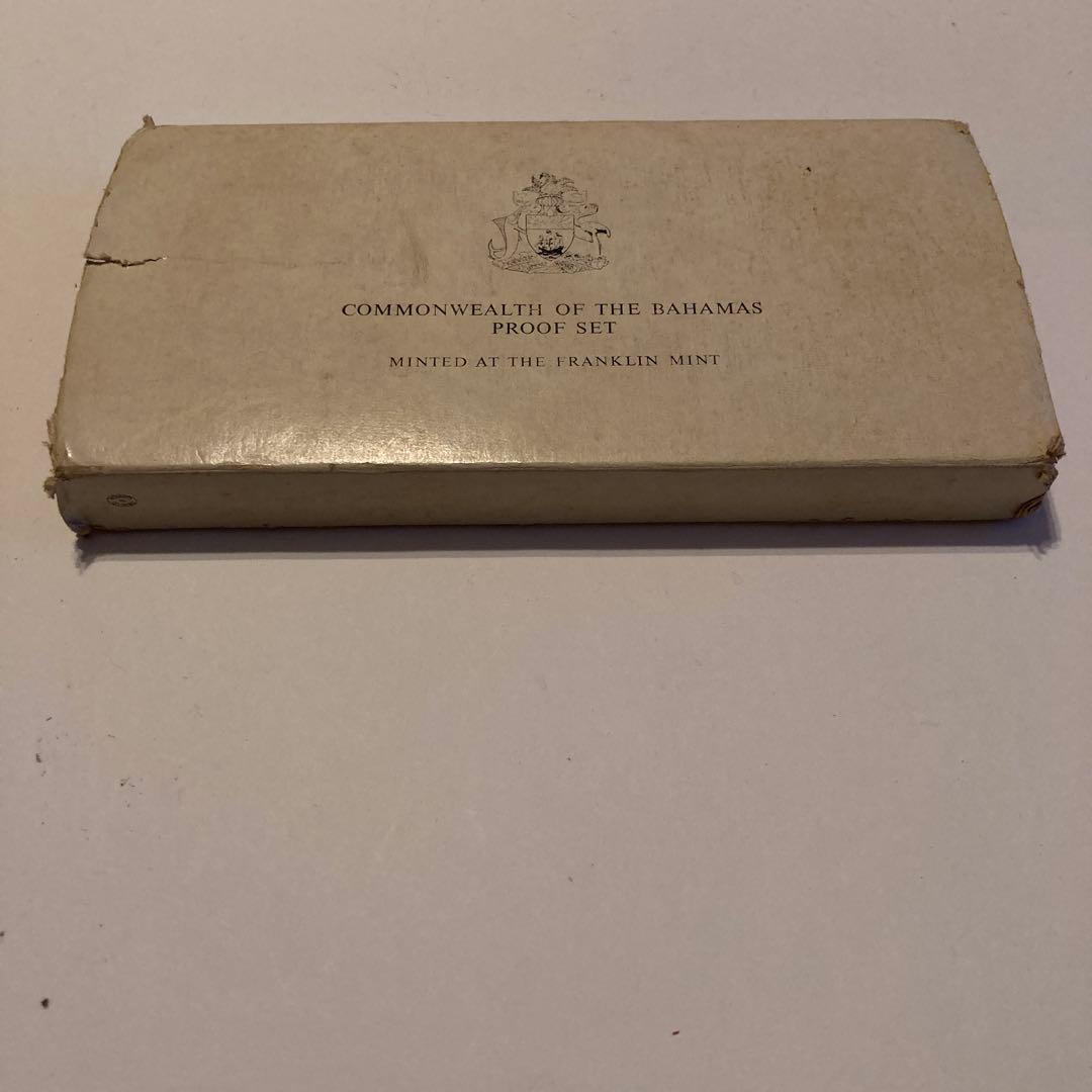 1974年版 バハマ連邦公式  プルーフセット フランクリンミン貨幣