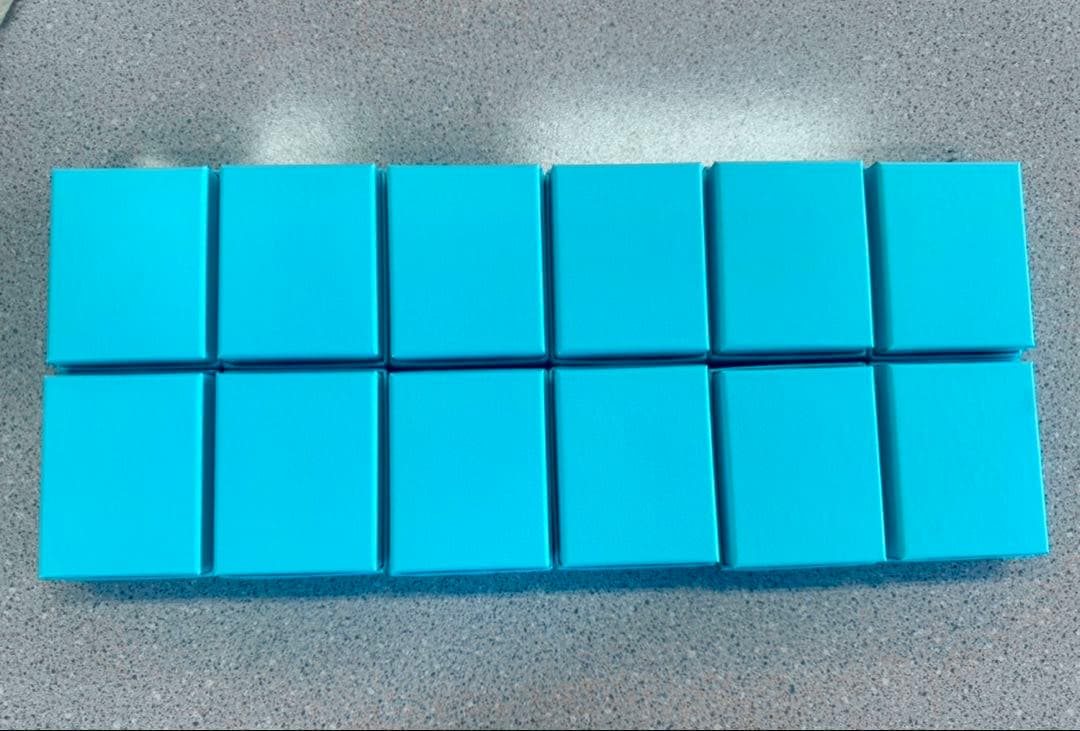 現行品Tiffany空箱　空箱　巾着　リボン　12セット