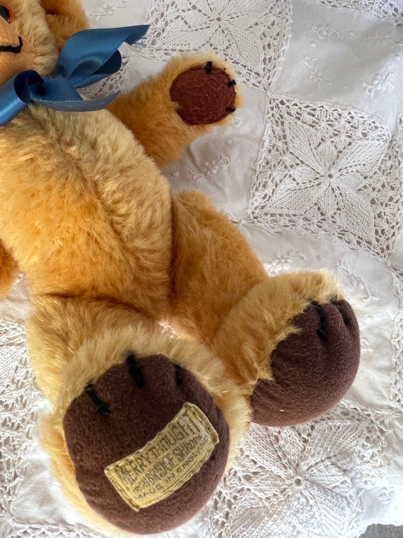 チーキー　メリーソート　ヴィンテージテディベア　アンティーク　モヘア