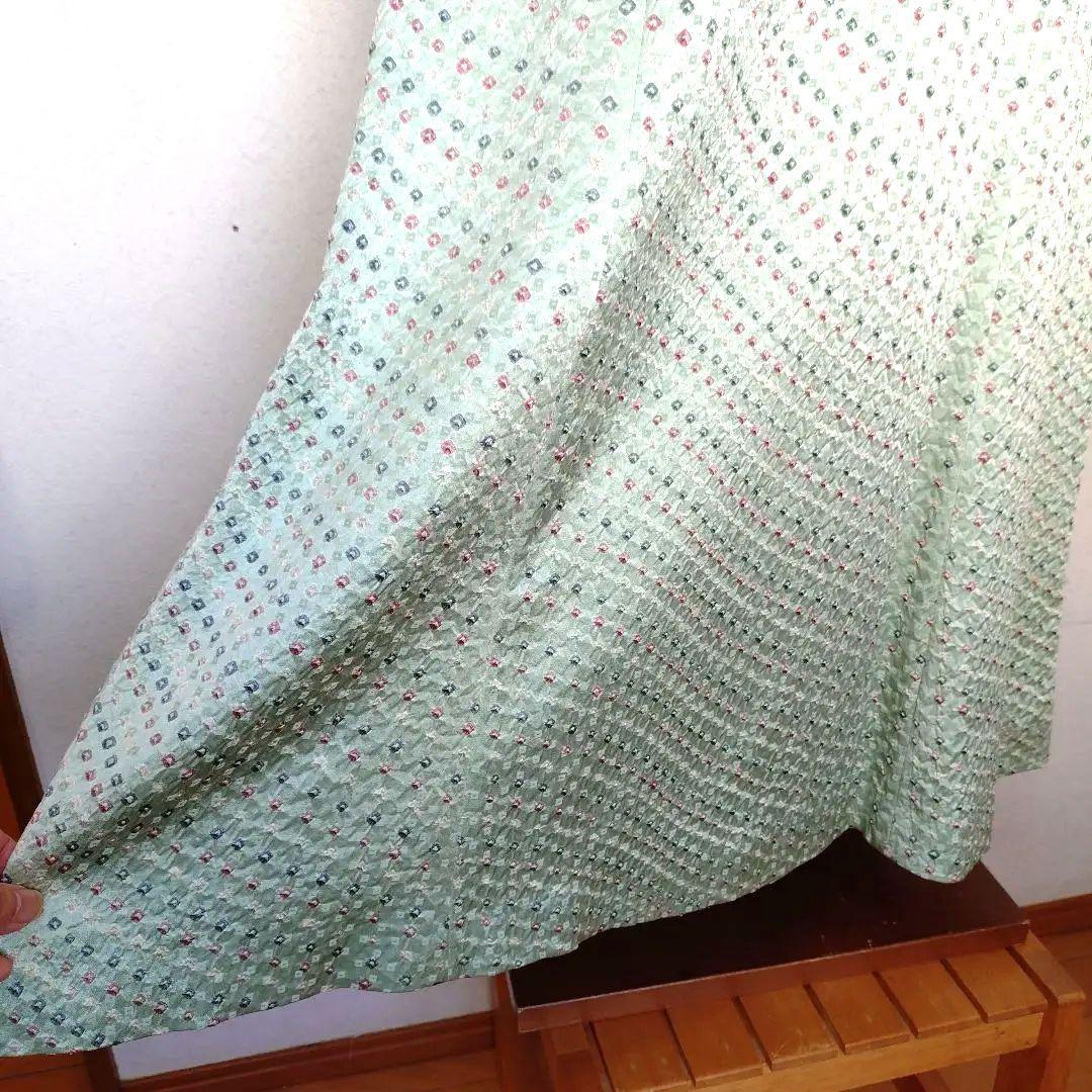 小*豆様 kiyoko koga 絹のお仕立て七分袖ワンピース