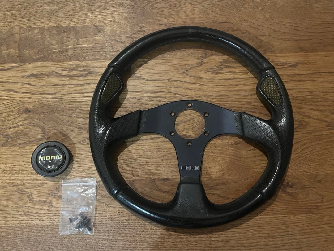 MOMO JET 350mm レザー カーボン φ 35