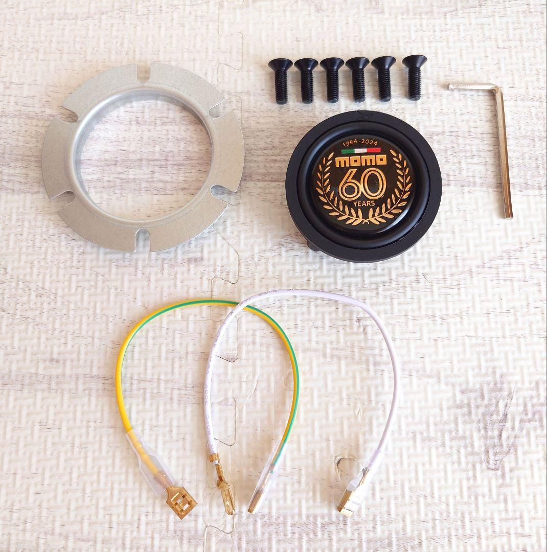 momo ステアリング 60周年 記念モデル 14インチ レザー ブラック