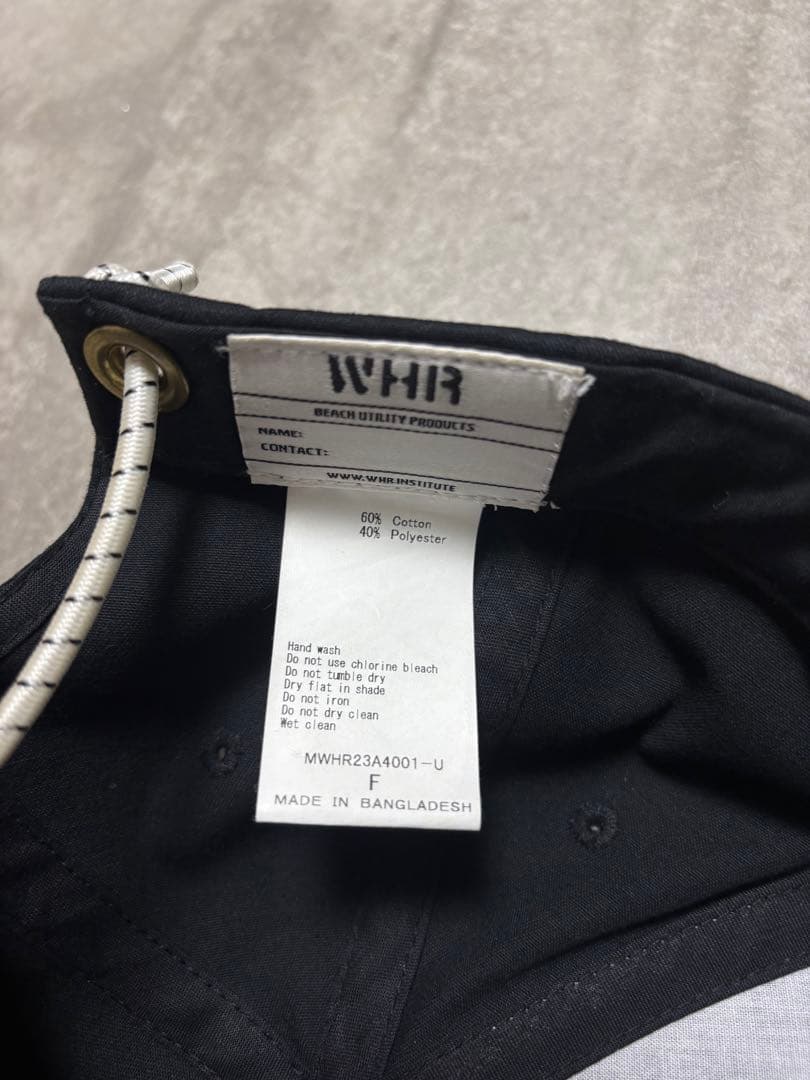 WESTERN HYDRODYNAMIC RESEARCH キャップ　黒　美品