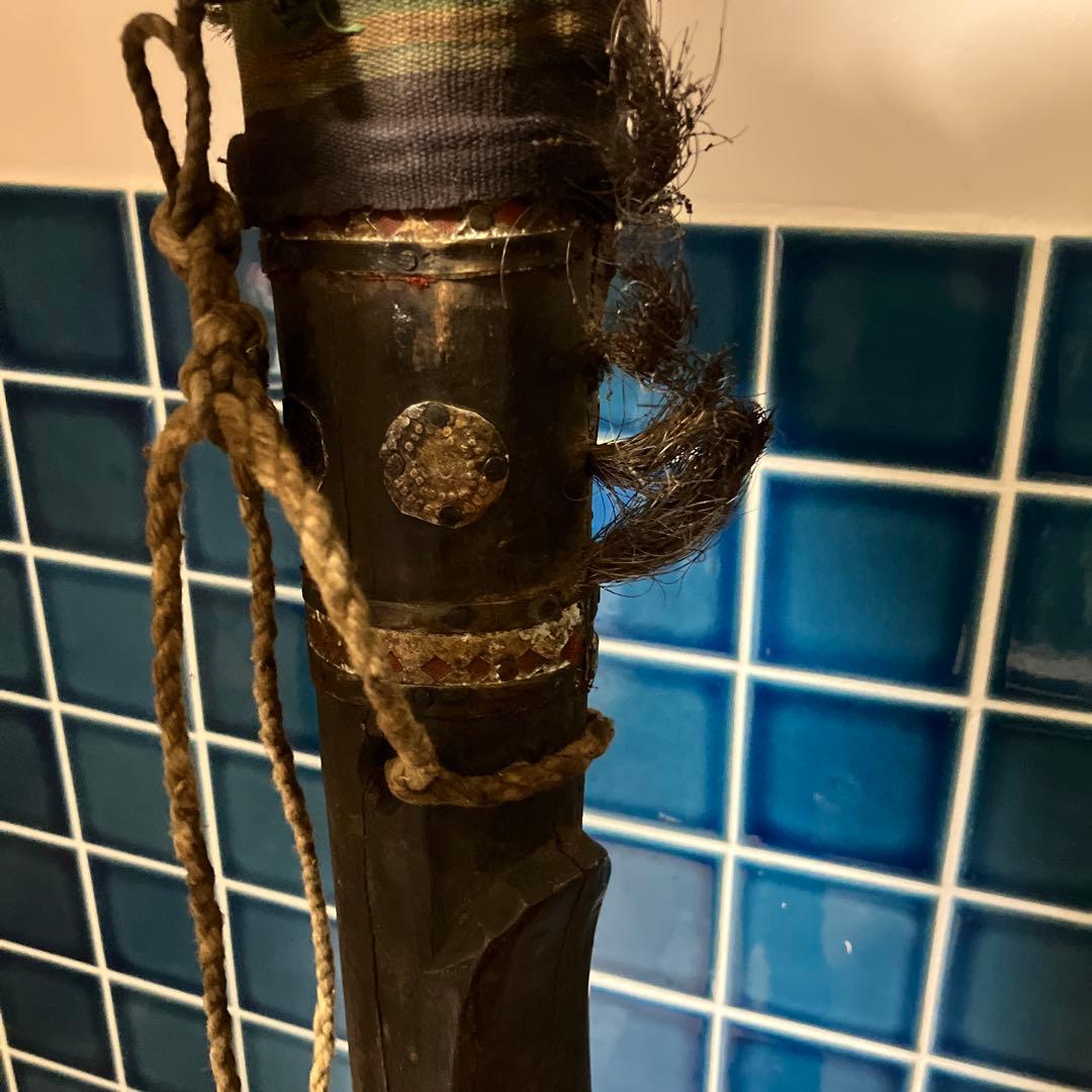 マリ共和国　木製馬のオブジェ